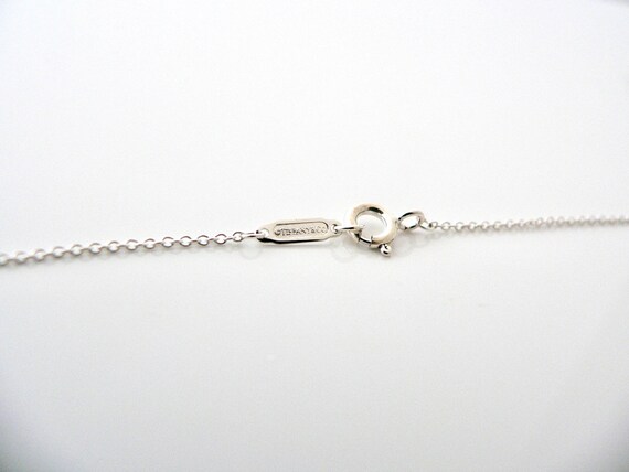 Tiffany And Co Silver Heart Key Hole Keyhole Neck… - image 4