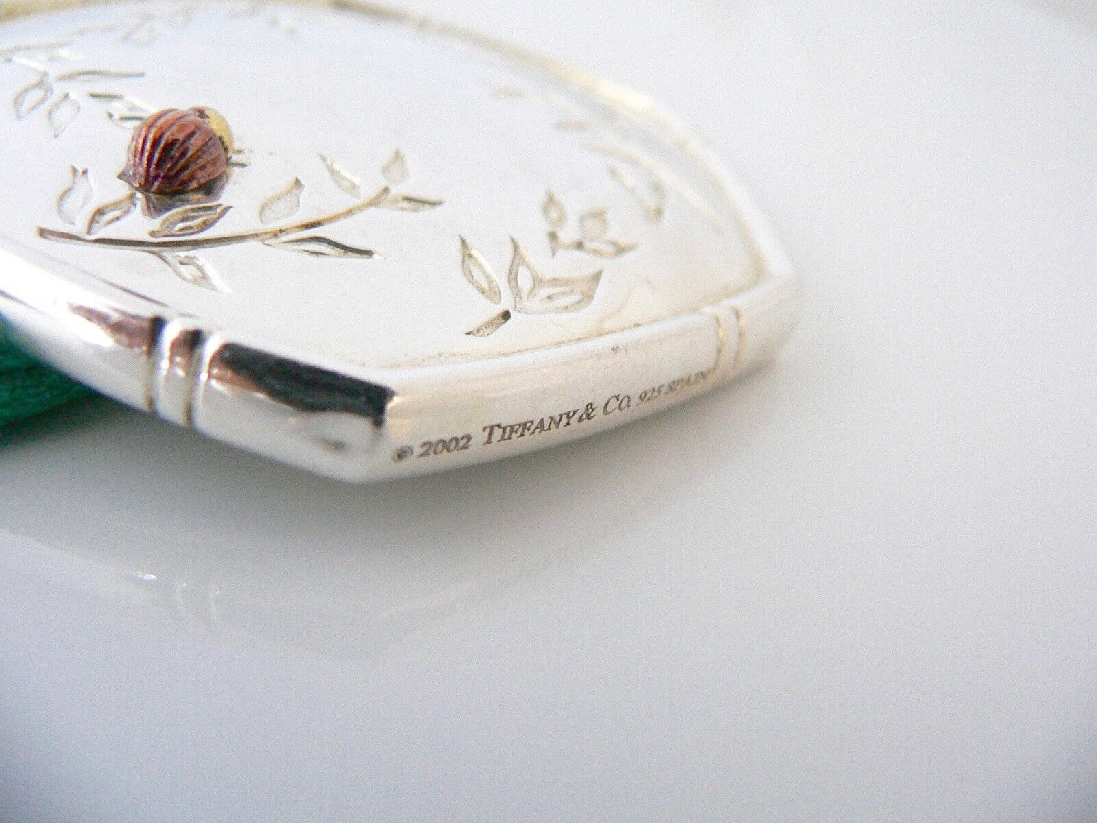 メイク道具・化粧小物 TIFFANY & Co. GLOBE-TROTTER MIRROR Tiffany & Co Mirror Jewelry Silver Gold Bamboo Nature