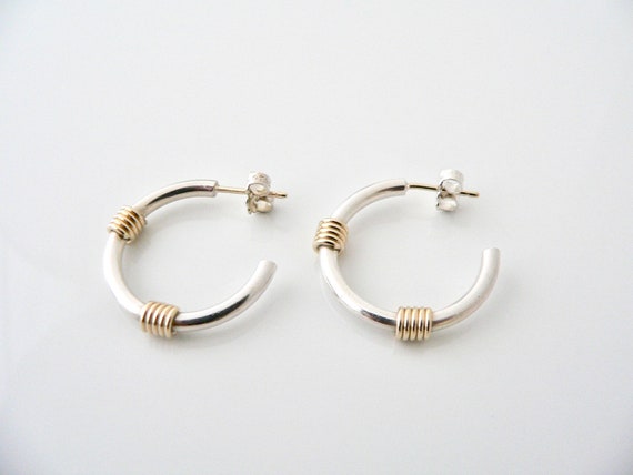 Tiffany and co 2024 gold hoop earrings