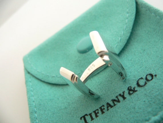 Tiffany And Co Silver Metropolis Cuff Link Cuff L… - image 4
