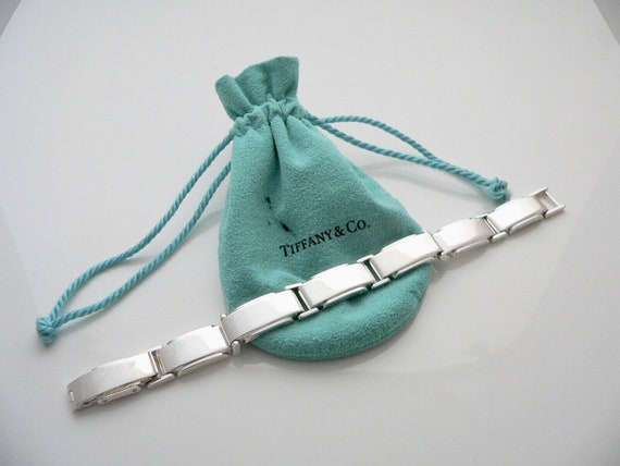 Tiffany & Co Metropolis Link Silver Bracelet Bang… - image 6