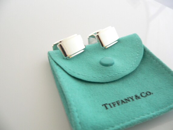 Tiffany And Co Silver Metropolis Cuff Link Cuff L… - image 6