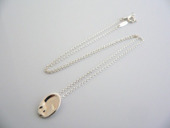 Tiffany and Co Silver Peretti Capricorn Zodiac Necklace Pendant