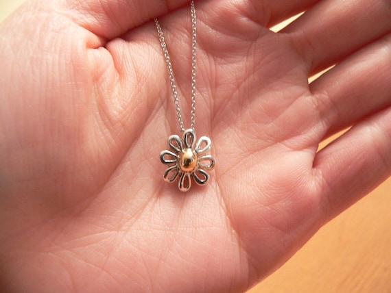 Tiffany flower necklace deals