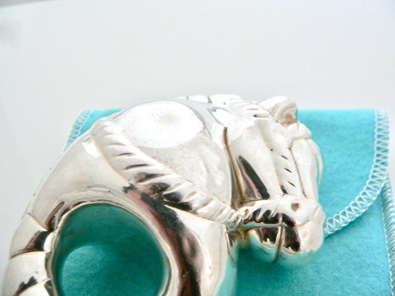 Tiffany And Co Silver Nature Horse Baby Rattle Te… - image 4