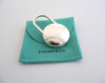Tiffany & Co Baseball Key Ring Ball Sports Padlock Keychain Coach Gift for Him Her Birthday Office Graduation Pouch Art Sports Lover Jewelry