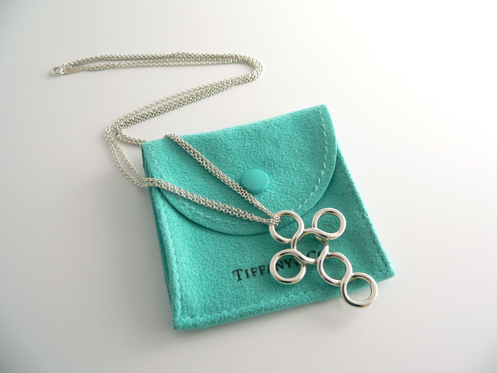 TIFFANY & CO.] Tiffany Clover necklace Silver 925 Ladies Necklace – KYOTO  NISHIKINO
