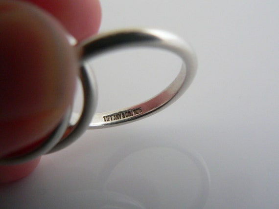 Tiffany And Co Silver Triple Rolling Interlocking… - image 3