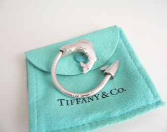 Tiffany And Co Silver Peretti Libra Zodiac Necklace Pendant Chain