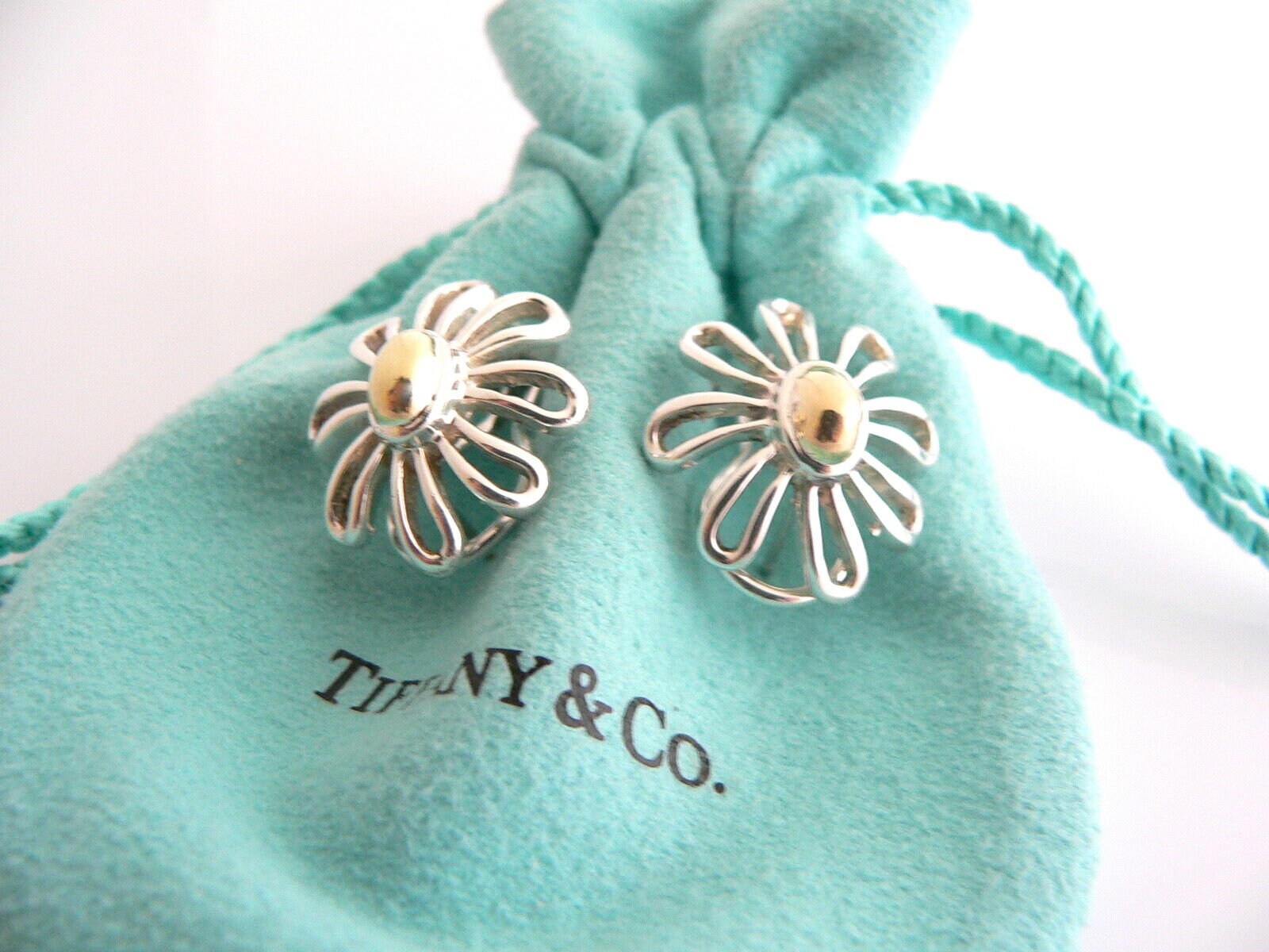 Tiffany daisy earrings discount