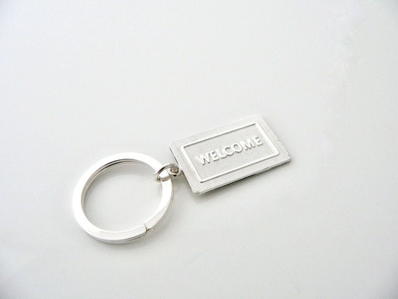 Welcome Mat Key Ring Keychain Rare 