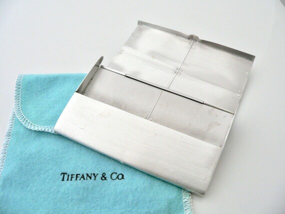 Tiffany And Co Streamerica Silver Business Card H… - image 2