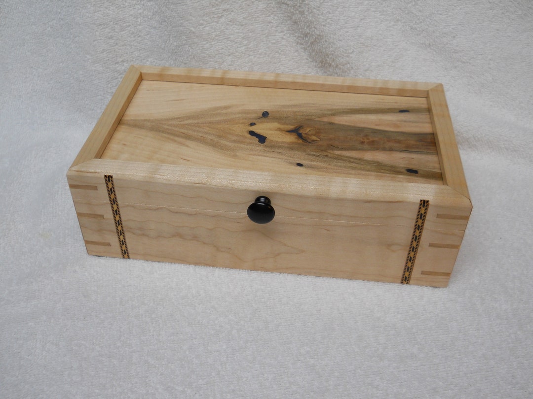 Maple & Inlayed Banding Box. #610 - Etsy