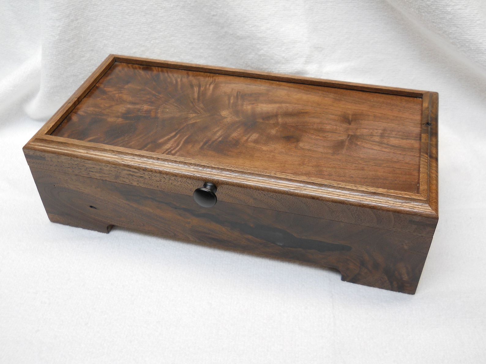 Black Walnut Jewelry Box 488 Etsy