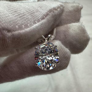 Cubic Zirconia Sterling Silver Necklace