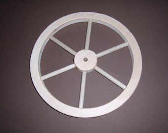 Wooden 10"  handcrafted wheel, Part No 1401-D