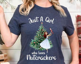 Nutcracker Christmas Shirt, Ballet Dancer Christmas Tee, Ballerina Holiday Shirt, Dance Teacher Christmas Gift