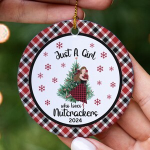 Nutcracker Ornament, Gift For Ballerina, Dance Instructor Gift, Keepsake Dancer Ornament, Gift For Nutcracker Lover, 2024 Ornament