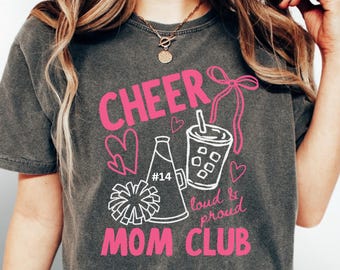 Personalized Cheer Mom Shirt, Game Day Mama Sweatshirt, Custom Sports Mom Gift