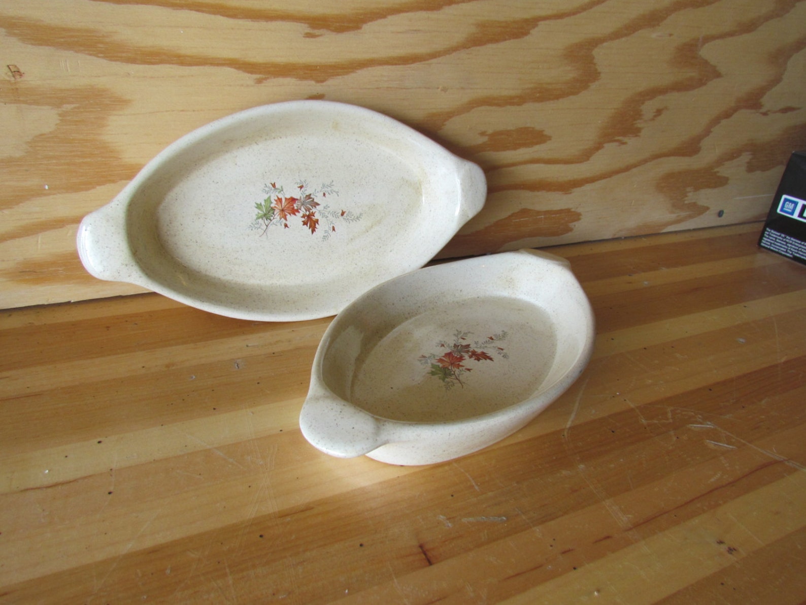 Vintage Au Gratin Dishes Autumn baking dishes Etsy