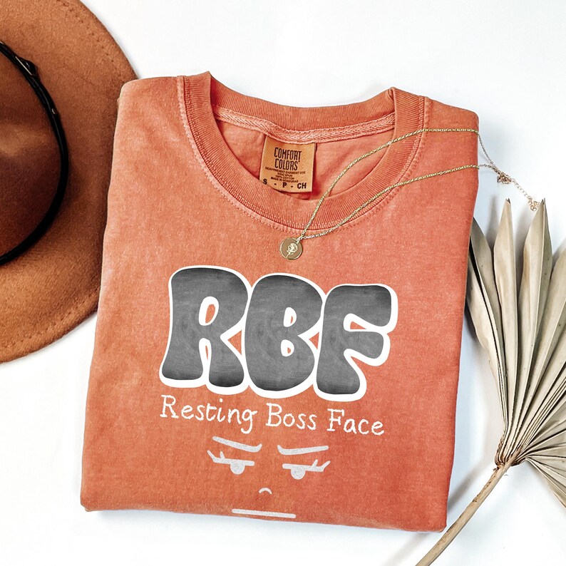 Rbf Expression Funny Boss Lady Shirt: Sarcastic RBF Design, Comfort Colors Tee - Etsy
