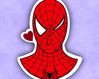 Flirty Spiderman Sticker | Spiderman Sticker | Valentine's Day | Spiderman | Spidey