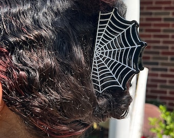 Spiderweb Hair Claw Clip | Spider | Halloween | Spooky | Trendy Accessories