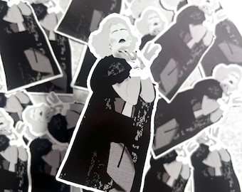 Timeless Toni Storm Black & White Sticker | All Elite Wrestling | Wrestling | Wrestling Art | Wrestle | Wrestling Gift | Timeless | B/W