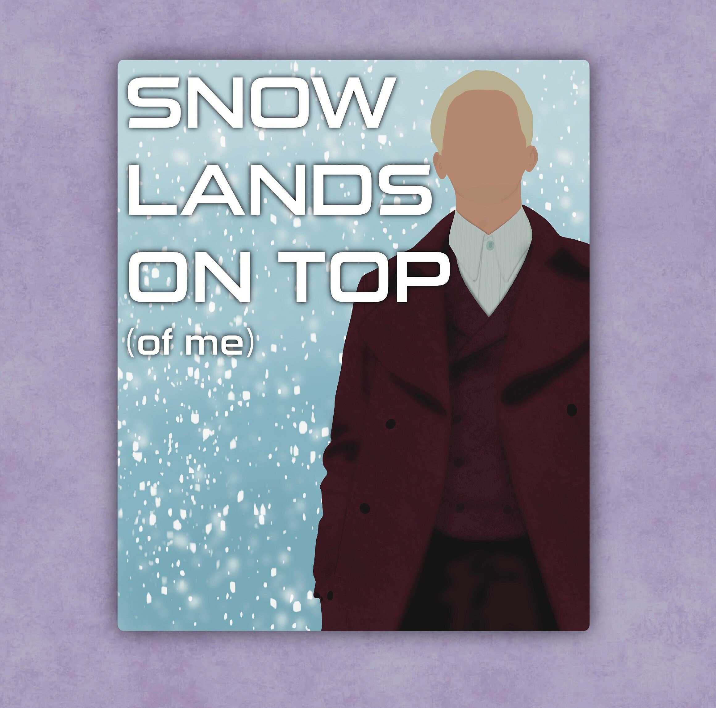 Tom Blyth Coriolanus Snow Lands on Top of Me Sticker the Hunger Games Corio the Ballad of