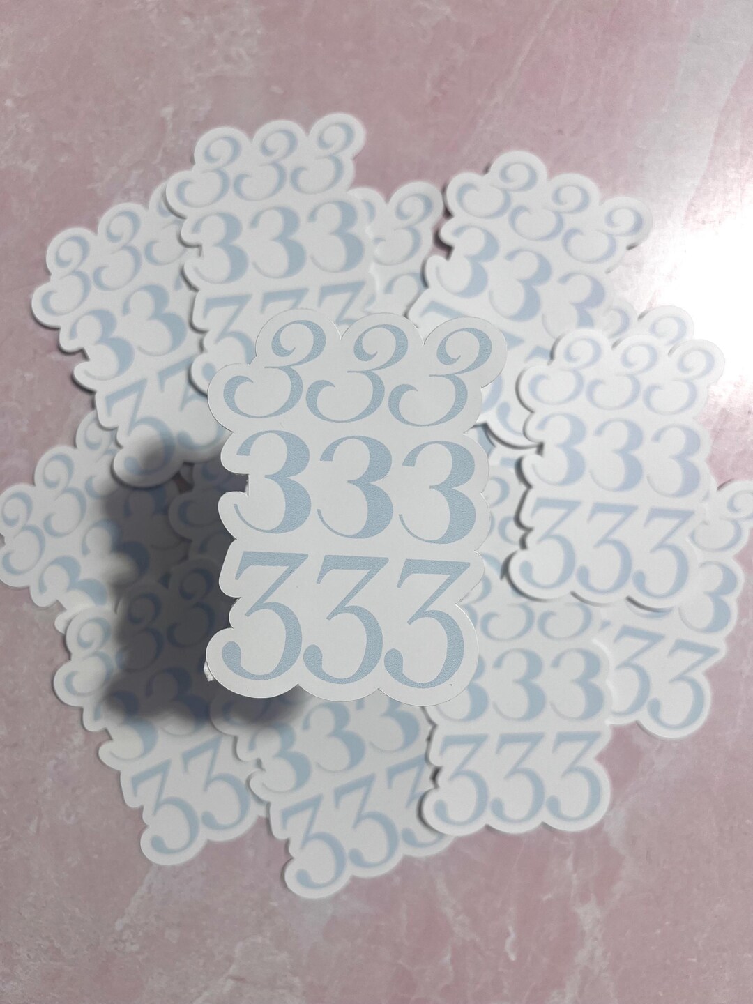 Angel Number 333 Support Sticker | 3:33 | Angel Numbers | Angelic ...