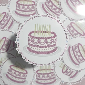 Ariana Grande Eternal Sunshine We Can&#39;t Be Friends Cake Sticker | Brighter Days Ahead | AG | Ariana Grande Gift | Arianagrande | Only Me