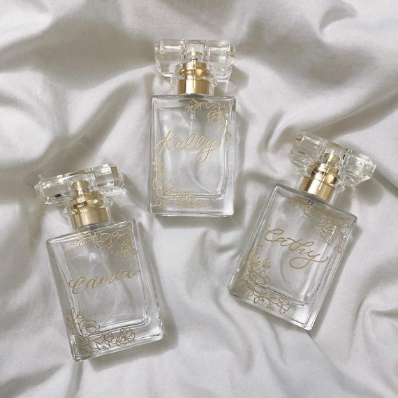 Personalized Hand Engraved Perfume Bottle