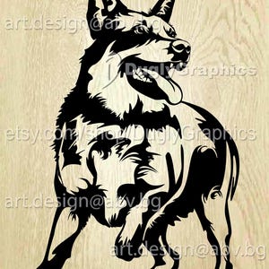 Blue Heeler Vector Art: Australian Cattle Dog Image (Digital Download)