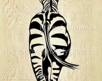 Grafica vettoriale del dorso di zebra (ai, eps, pdf, svg, dxf, png, jpg)