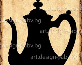 Vector TEAPOT, ai, eps, pdf, svg, dxf, png, jpg Download, discount coupons