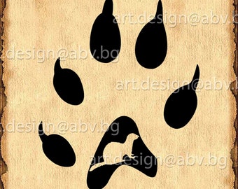 Huella de pata de hurón (descarga digital)