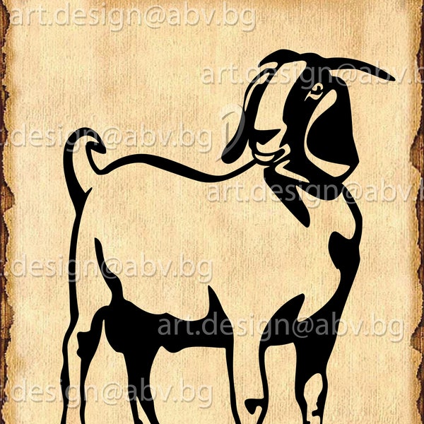 Vector GOAT BOER, AI, png, eps, pdf, svg, dxf, jpg Download, Digital image, graphical, animal, discount coupons