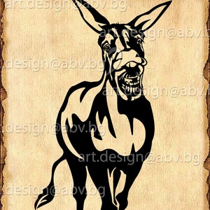 Vector DONKEY, smile, Download, Digital image, graphical, AI, PNG, eps, pdf, svg, dxf, jpg, farm, animal, discount coupons