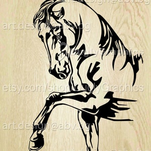 Vector PAARD SVG DXF ai eps pdf png jpg Digitale afbeelding downloaden grafisch
