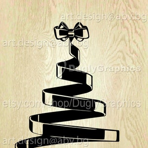 Vector TREE and RIBBON, ai, eps, pdf, svg, dxf, png,  jpg instant Download, Digital image, graphical image, discount coupons