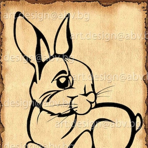 Vector RABBIT, AI, eps, PNG, pdf, svg, dxf, jpg Download, Digital image, graphical image, discount coupons