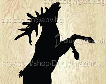 Sagoma di cervo vettoriale (download digitale)