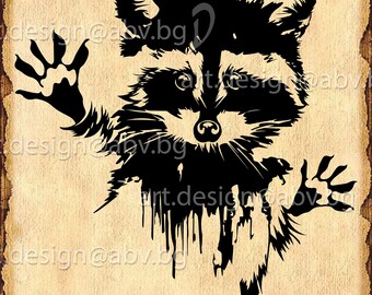 Download Raccoon Svg Etsy