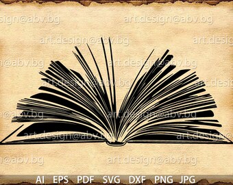 Open Bible Svg Etsy