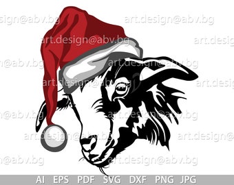 Download Christmas Goat Svg Etsy PSD Mockup Templates