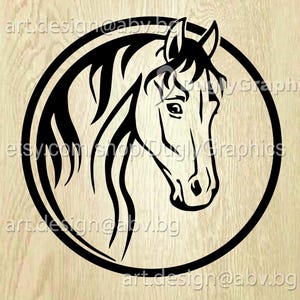 Vector HORSE, SVG, DXF, ai, eps, pdf, png, jpg Download, Digital image, graphical image, discount coupons