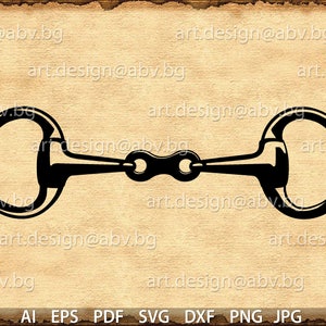Snaffle Bit Vector Art: Horse Graphic (Digital Download)