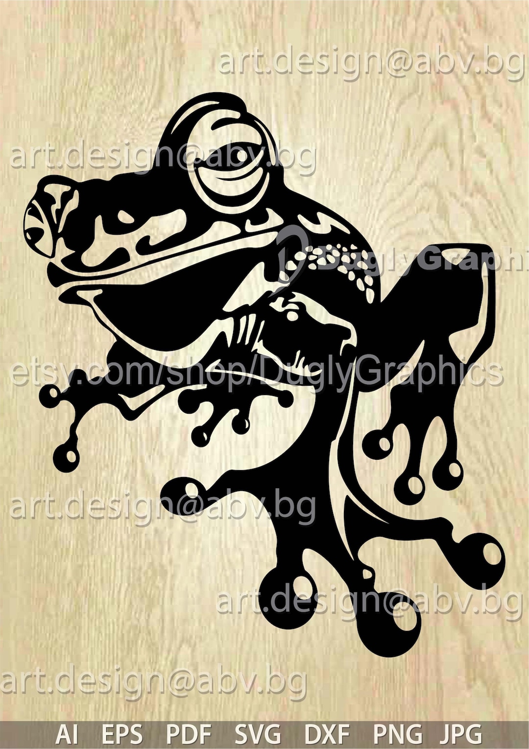 Vector Files Frog Frog Vector Graphic (digital Download) - Etsy