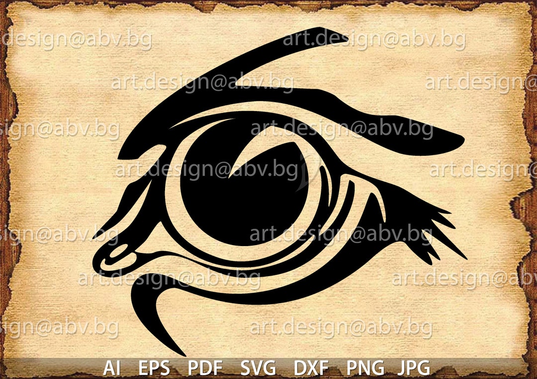 Vector EYE ANIMAL, SVG, Dxf, Ai, Eps, Pdf, Png, Jpg Download, Digital ...
