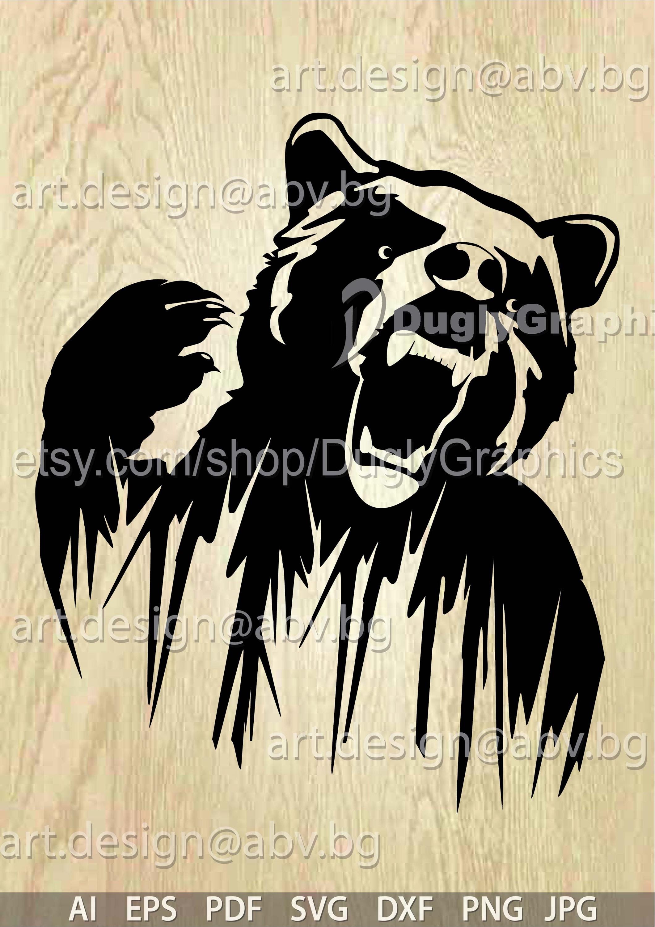 Bear Vector Image, Art Print (digital Download) - Etsy